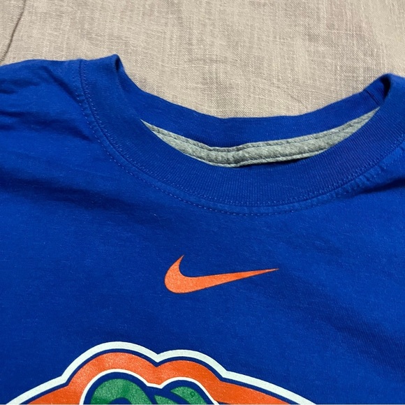 University of Florida Nike Blue Men's Tee center check and Gator logo Size XL - Picture 6 of 7